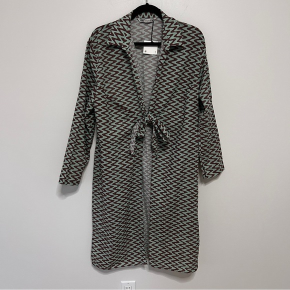 Zara The Lissie Shirt Women’s Size large Bloggers Favourite Beach layering Fall - Picture 2 of 11